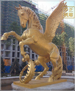 景觀(guān)鑄銅馬雕塑