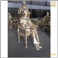 貼金人物銅雕塑廠(chǎng)