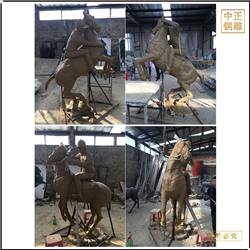 騎馬銅雕塑鑄造廠(chǎng)家