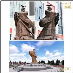 三國人物銅雕塑制作廠(chǎng)家
