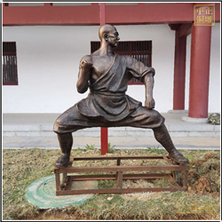 練拳人物雕塑鑄造廠(chǎng)