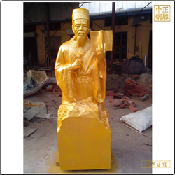 古代醫學(xué)名人李時(shí)珍銅雕塑