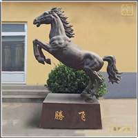 動(dòng)物銅馬景觀(guān)雕塑