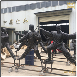 廣場(chǎng)現代人物銅雕擺件 