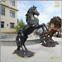 小區景觀(guān)銅馬雕塑