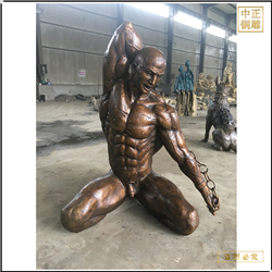 肌肉男銅雕塑鑄造廠(chǎng)