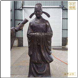 古代景觀(guān)人物銅雕塑