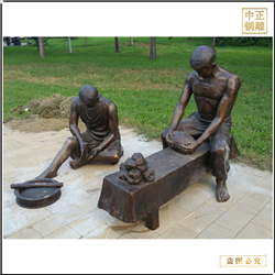 園林景觀(guān)人物雕塑