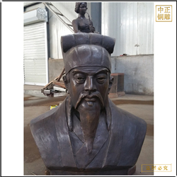 人物雕塑廠(chǎng)家鑄造半身人物像