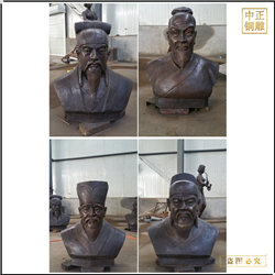 古代不同人物半身像鑄造廠(chǎng)