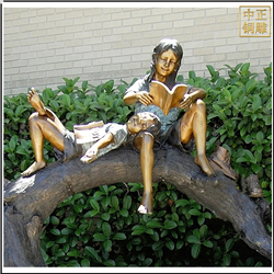 看書(shū)人物景觀(guān)雕塑